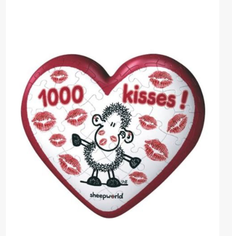Sheepworld - Heart Kisses Puzzleball - Ravensberger puzzle collectible [Barcode 4005556114030] - Main Image 2