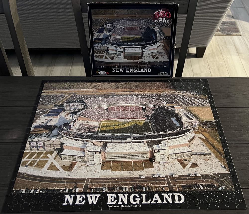 New England - Foxboro, MA - 562, 2/23/24 - White Mountain puzzle collectible [Barcode 724819249787] - Main Image 3