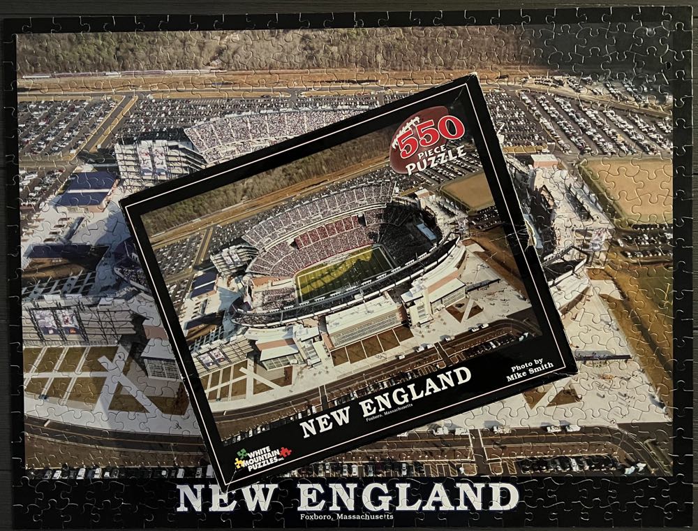 New England - Foxboro, MA - 562, 2/23/24 - White Mountain puzzle collectible [Barcode 724819249787] - Main Image 4