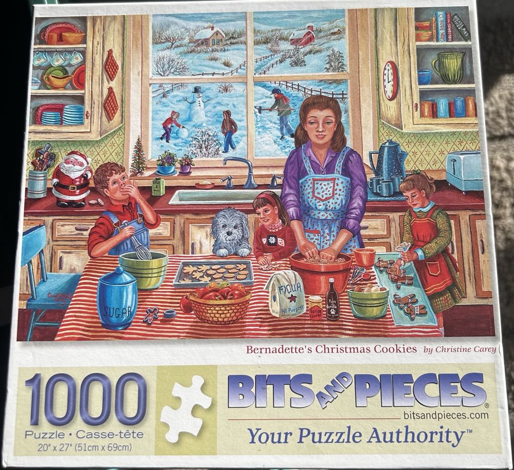 Bernadette’s Christmas Cookies - Bits And Pieces 🇺🇸 puzzle collectible [Barcode 192949065520] - Main Image 2