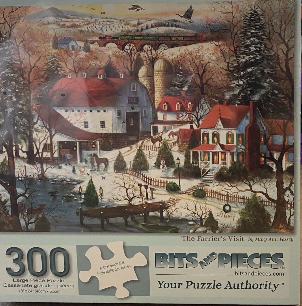 The Farrier’s Visit - Bits & Pieces puzzle collectible [Barcode 192949046802] - Main Image 2
