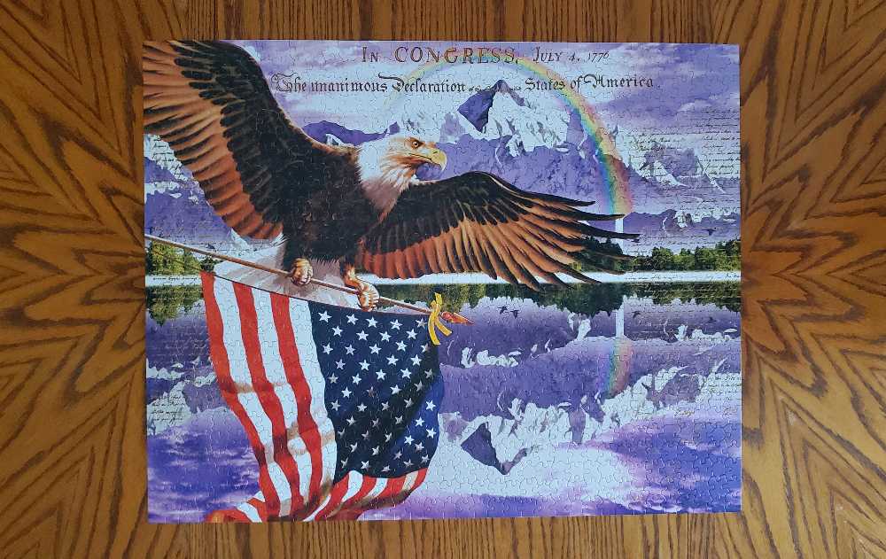 ZZ - A Nation’s Pride (TRADED) - White Mountain puzzle collectible - Main Image 2