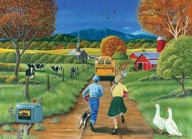 The Simpsons 500 Piece Circular Jigsaw