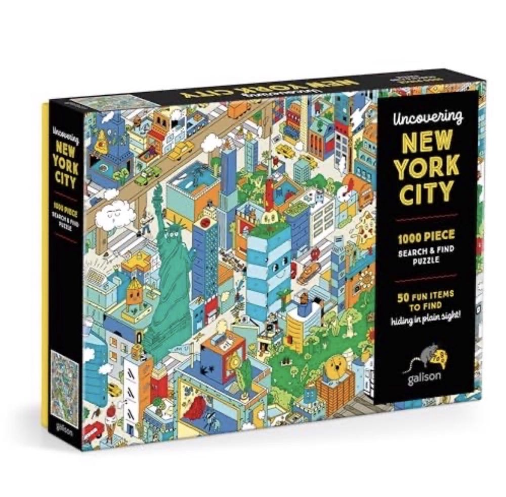 Uncovering New York City - Galison puzzle collectible [Barcode 9780735381582] - Main Image 2