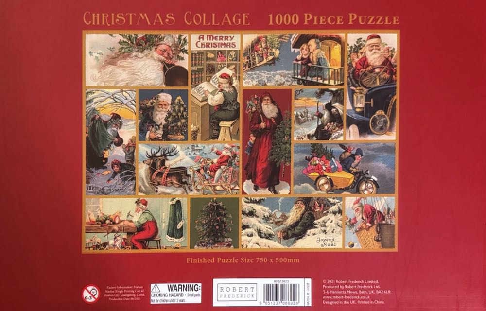 Christmas Collage - Robert Frederick puzzle collectible [Barcode 5051237086928] - Main Image 3