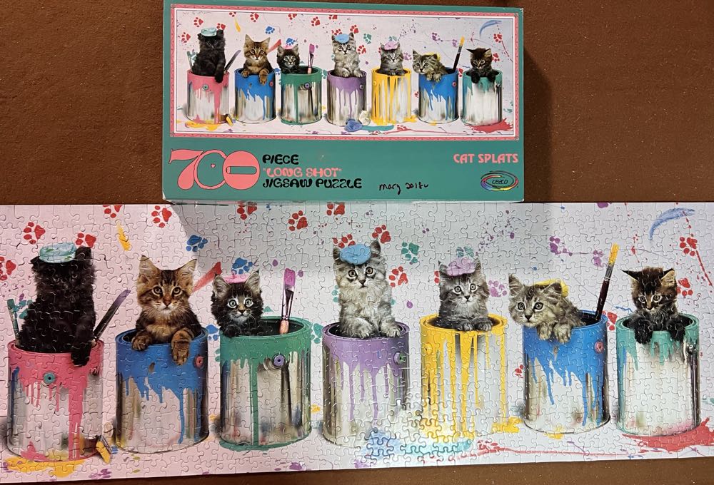 Cat Splats - “Long Shot” Series - Ceaco puzzle collectible [Barcode 021081029025] - Main Image 3