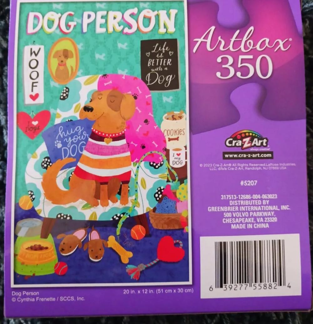 Dog Person - CraZArt puzzle collectible [Barcode 639277558824] - Main Image 2