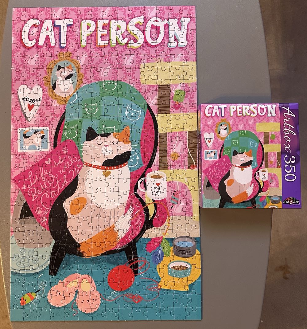 Cat Person - Cra-Z-Art puzzle collectible [Barcode 639277558824] - Main Image 2