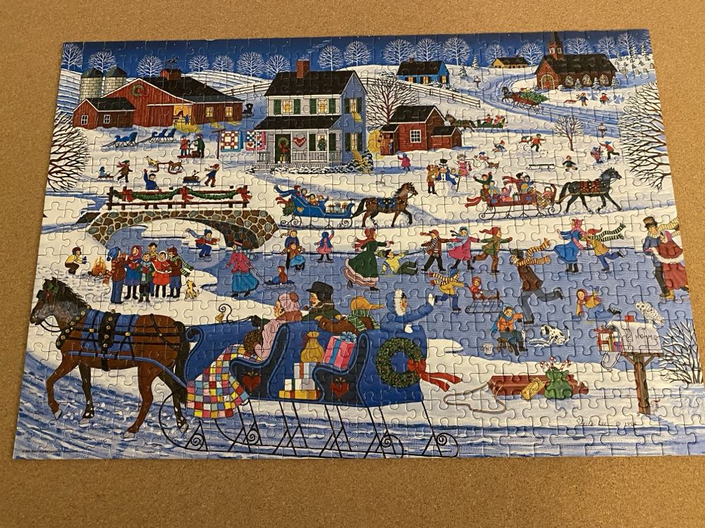 Sunsout Inc The Democratic Club 550 Pc Jigsaw Puzzle By Artist: Andy Thomas Finished Size 15” X 24” Mpn# 19376