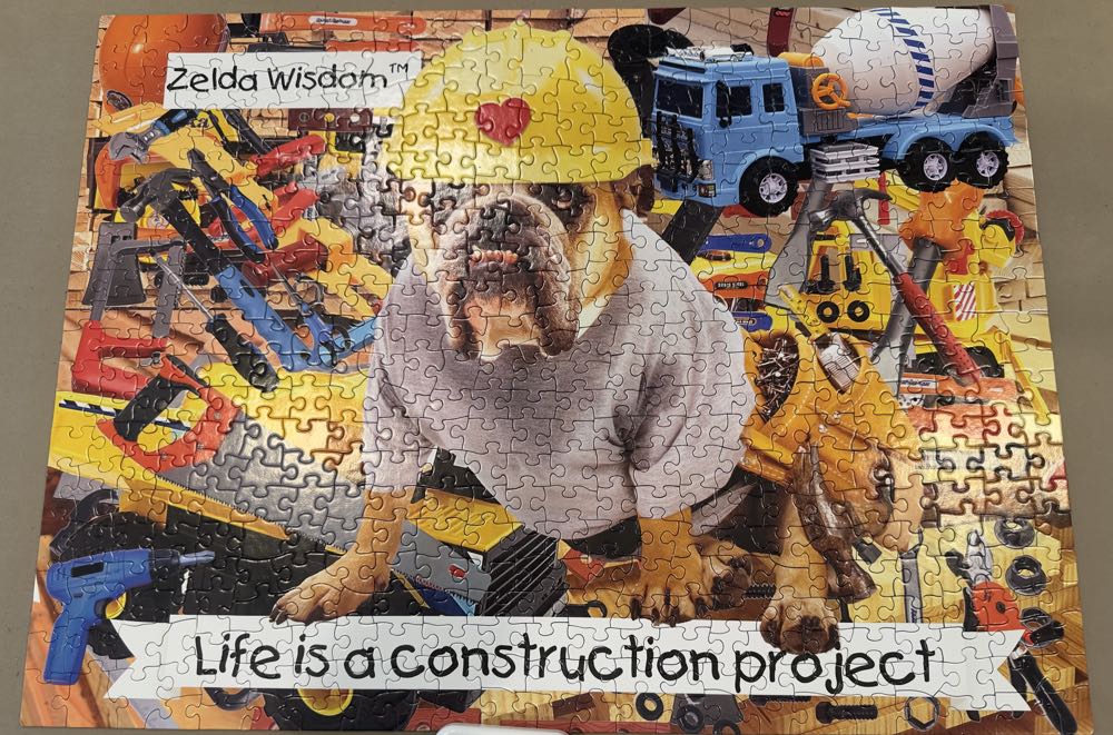 Life Is A Construction Project - Hart Puzzles puzzle collectible [Barcode 704846705722] - Main Image 2
