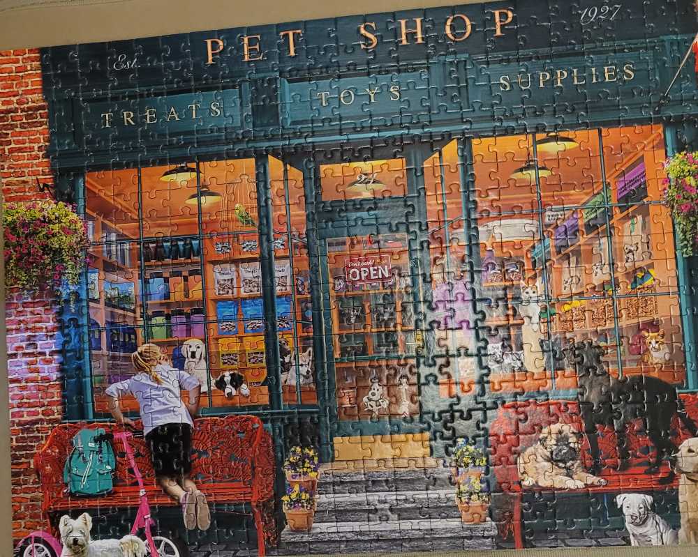 The Pet Shop - Corner Piece puzzle collectible [Barcode 5052089347458] - Main Image 2