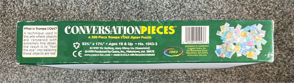 Conversation Pieces - NEW-SOLD - Ceaco puzzle collectible [Barcode 021081010436] - Main Image 4
