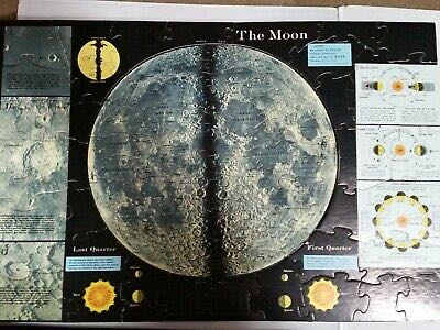 Moon Map Puzzle - Selchow & Righter Puzzles puzzle collectible - Main Image 2