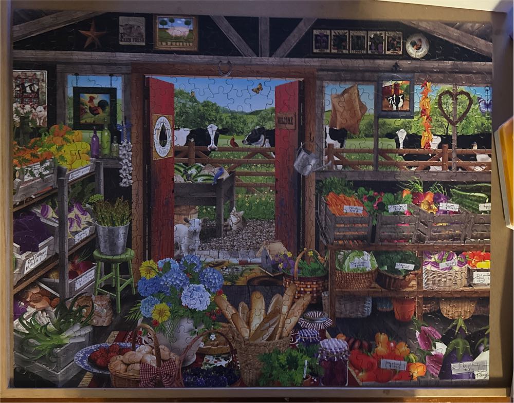 SOLD Country Market - Ceaco puzzle collectible [Barcode 021081242257] - Main Image 2