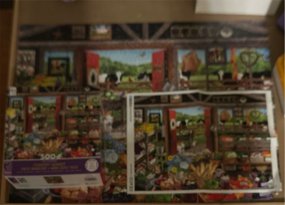 SOLD Country Market - Ceaco puzzle collectible [Barcode 021081242257] - Main Image 4