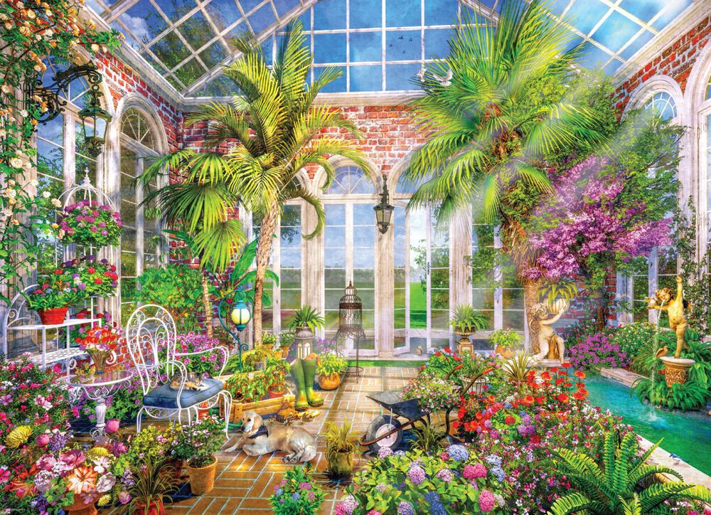 Glass Garden - Eurographics puzzle collectible [Barcode 628136658706] - Main Image 2