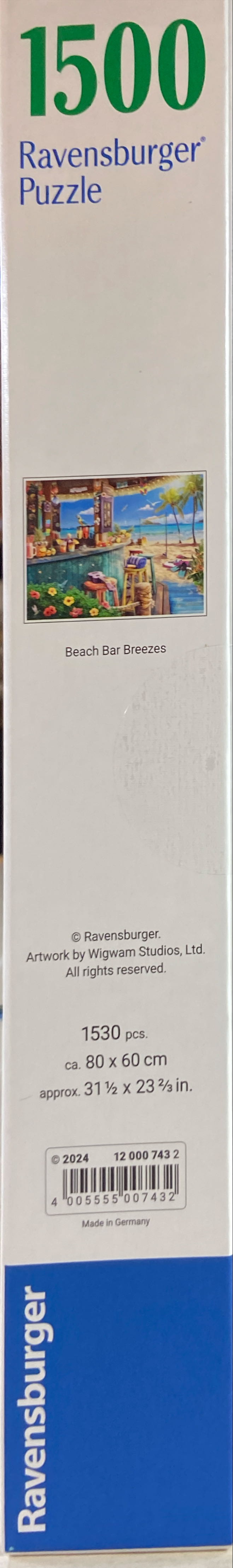 Beach Bar Breezes - Ravensburger puzzle collectible [Barcode 4005555007432] - Main Image 2