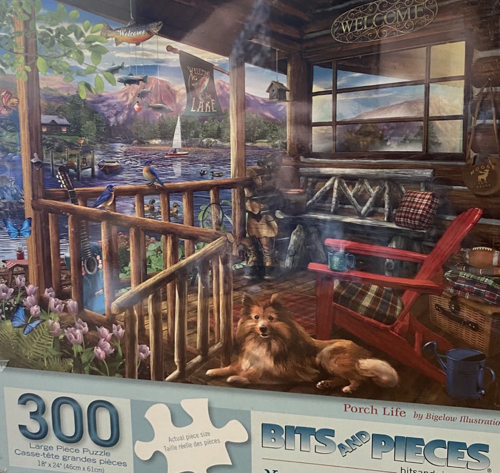 Porch Life Teresa Lilly  - Bits And Pieces puzzle collectible [Barcode 192949049988] - Main Image 2