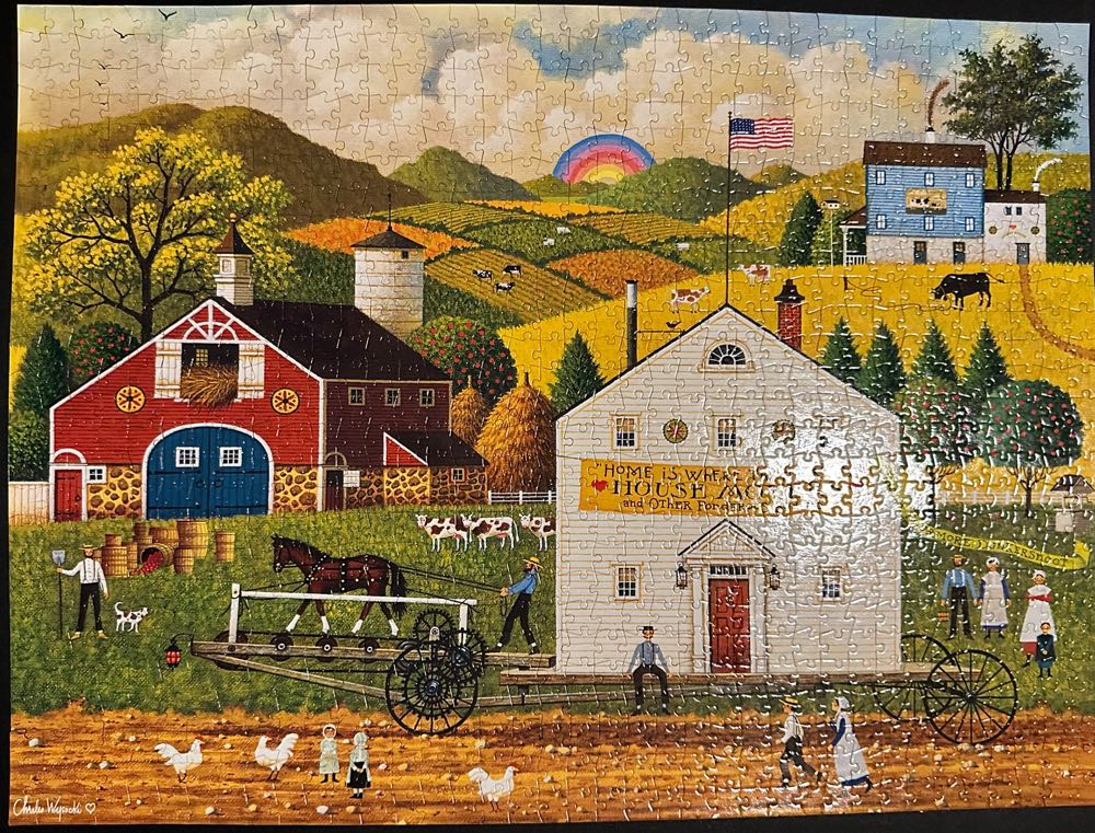 Puzzle Es Grünt So Grün...