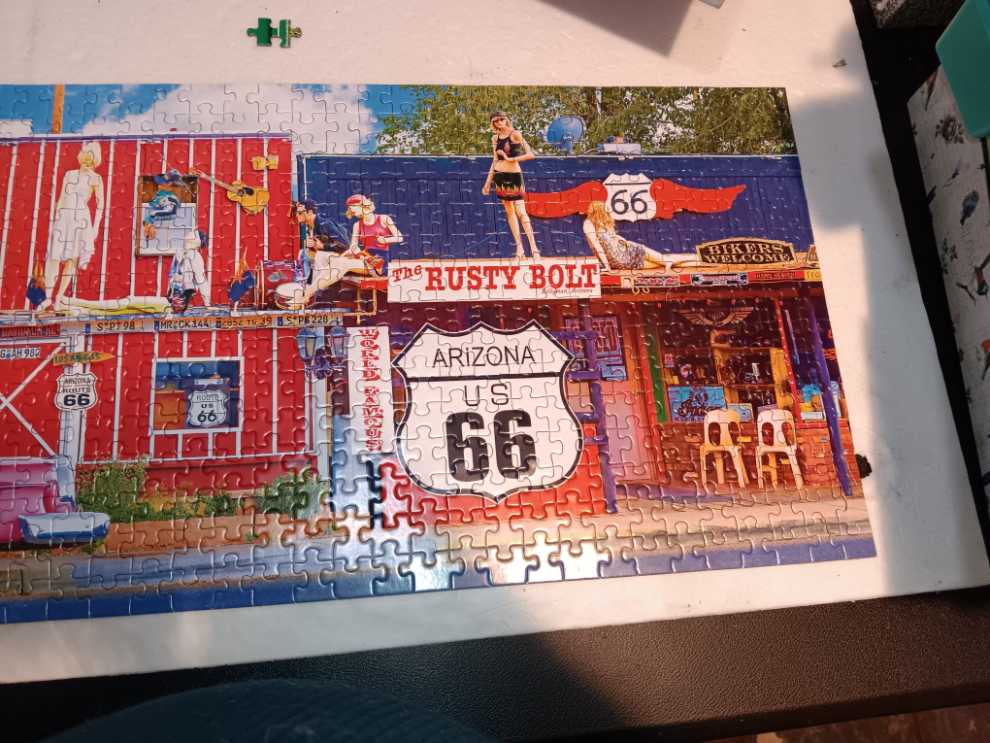 Fun Historic Route 66 - CraZArt puzzle collectible [Barcode 4895145427340] - Main Image 3