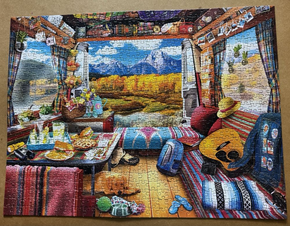 Van Life, The Grand Tetons  - Rose Art puzzle collectible [Barcode 4895145450591] - Main Image 3