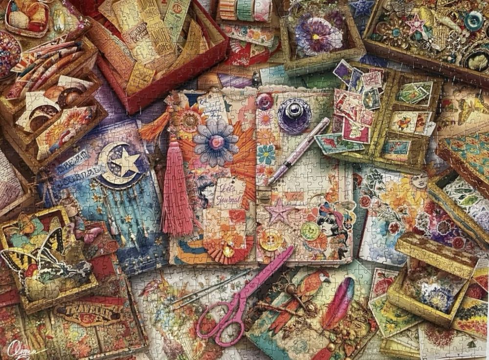 The Junk Journaler’s Desk 🧚‍♀️ - Aimee Stewart puzzle collectible [Barcode 079346124855] - Main Image 3