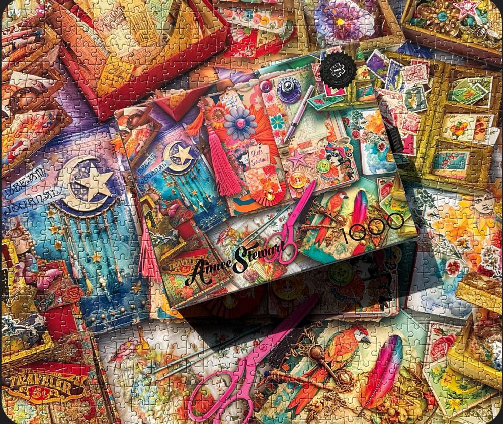 The Junk Journaler’s Desk 🧚‍♀️ - Aimee Stewart puzzle collectible [Barcode 079346124855] - Main Image 4
