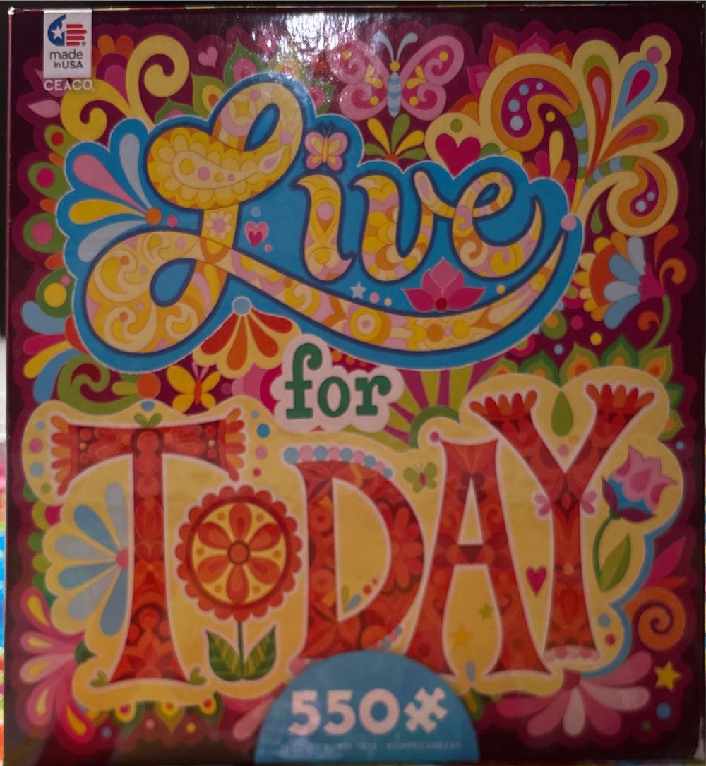 Live For Today - Ceaco puzzle collectible [Barcode 0021081231343] - Main Image 2
