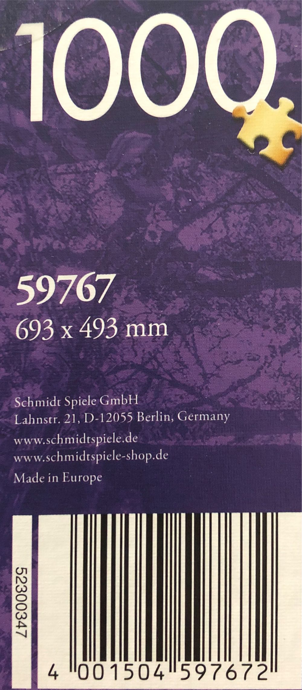 Zarte Glockenblumen im Wald - Schmidt🇩🇪 puzzle collectible [Barcode 4001504597672] - Main Image 2