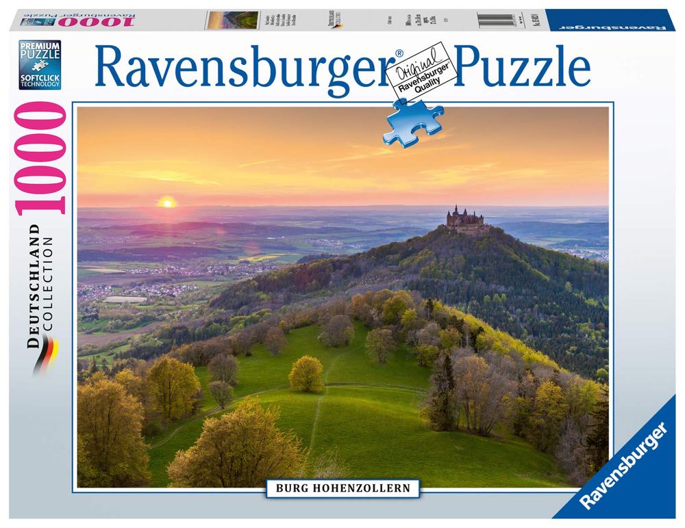 Castle Hohenzollern - Ravensburger puzzle collectible [Barcode 4005556150120] - Main Image 1