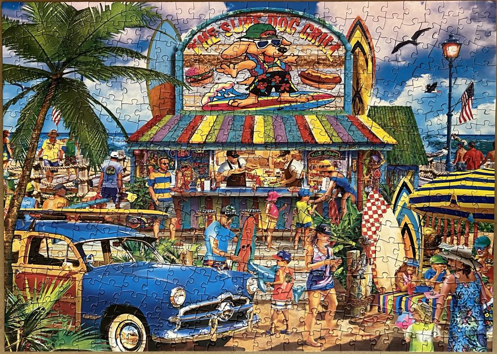 The Surf Dog Grill - MasterPieces puzzle collectible [Barcode 705988322471] - Main Image 2