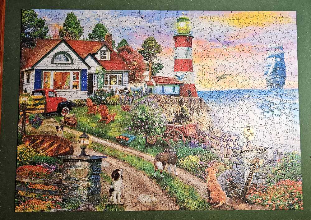 Lighthouse Keepers Jeanne  - MasterPieces puzzle collectible [Barcode 705988624988] - Main Image 2