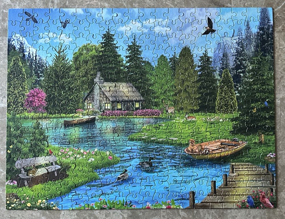 Dream Lake - Ceaco puzzle collectible [Barcode 021081224673] - Main Image 3