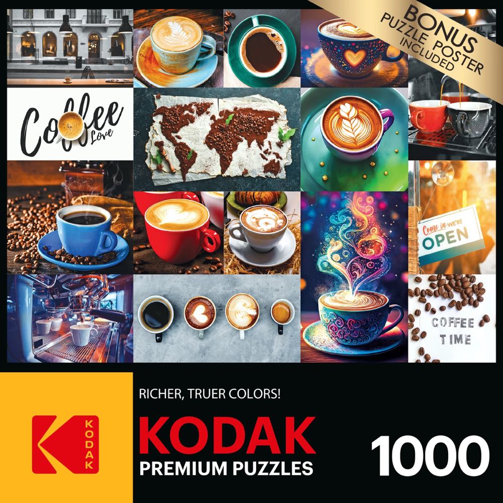 Coffee Love - Kodak puzzle collectible [Barcode 4895145442763] - Main Image 2