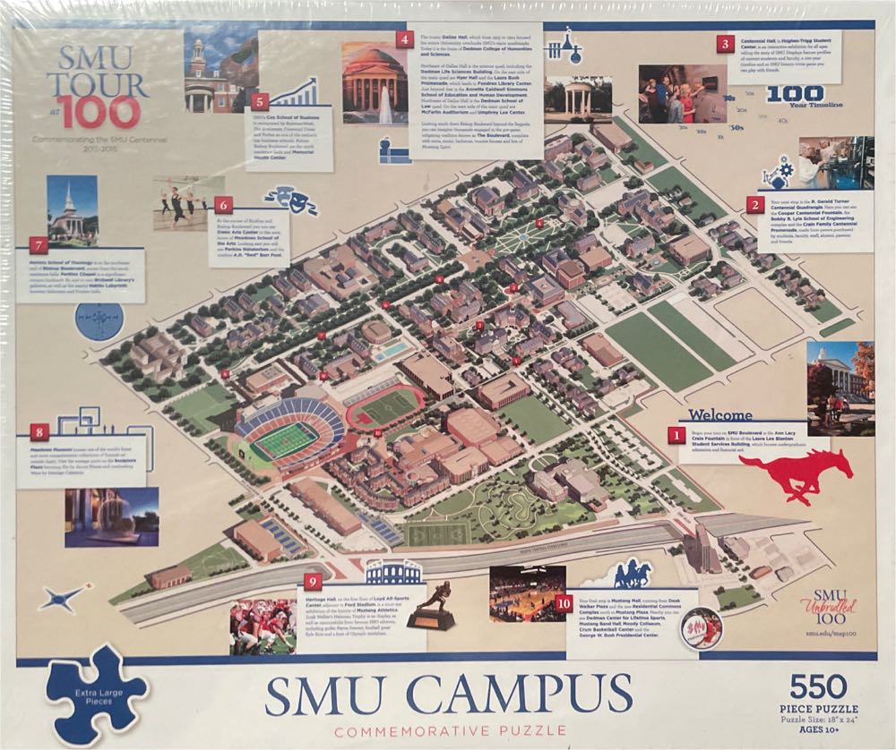 SMU Tour at 100 🆕 - White Mountain puzzle collectible - Main Image 2