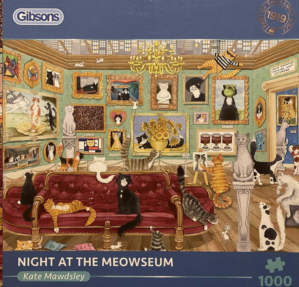 Night At The Meowseum - Gibsons puzzle collectible [Barcode 5012269064025] - Main Image 4
