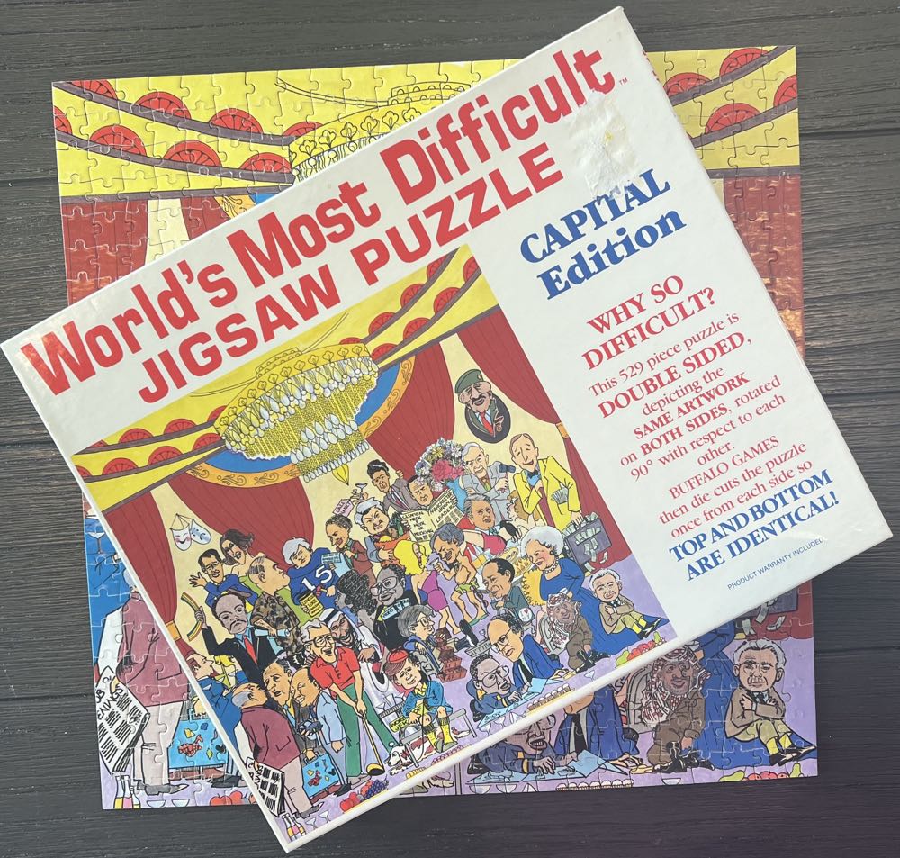 World’s Most Difficult Jigsaw Puzzle - Capital Edition - 573, 3/3/24 - Buffalo Games, Inc. puzzle collectible [Barcode 079346008827] - Main Image 4
