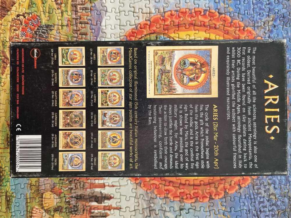 Aries - MindGames puzzle collectible [Barcode 5028341000034] - Main Image 3