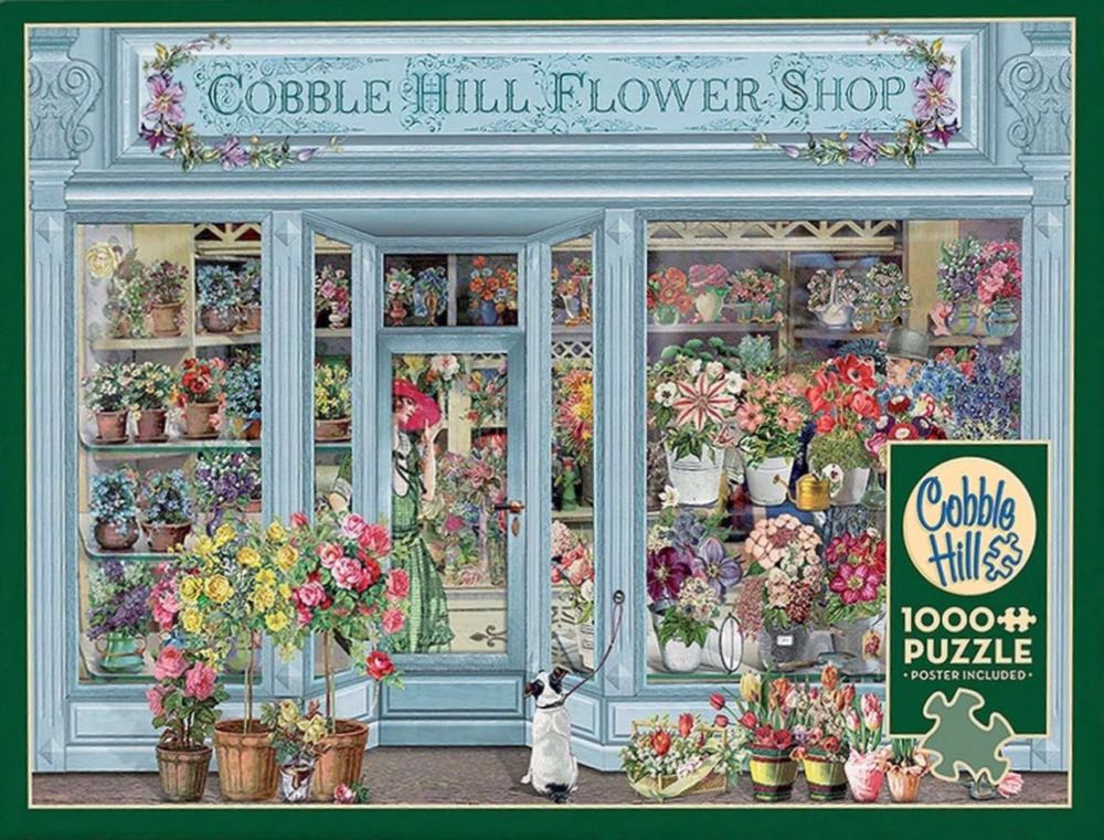 Parisian Flowers - Cobble Hill puzzle collectible [Barcode 625012400794] - Main Image 2