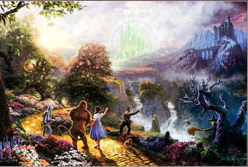 Ceaco: Dorothy Discovers The Emerald City - Ceaco puzzle collectible [Barcode 021081110341] - Main Image 2