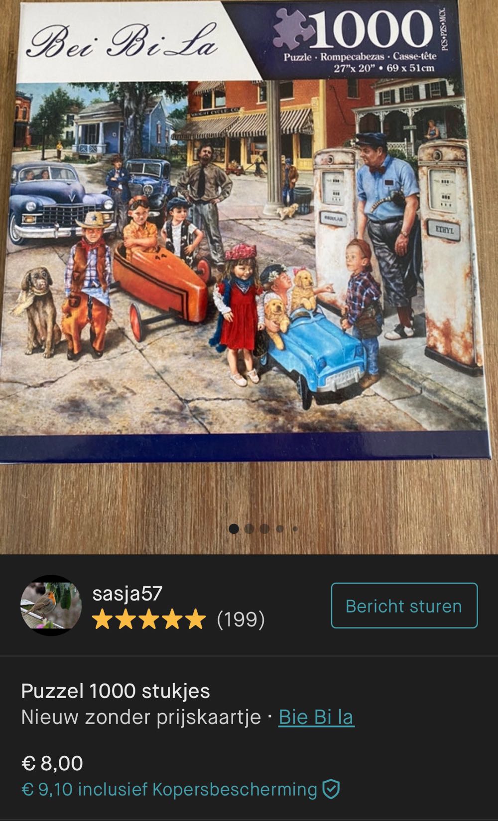 Kids & Cars/ Gassing Up - Bei Bi La puzzle collectible - Main Image 4