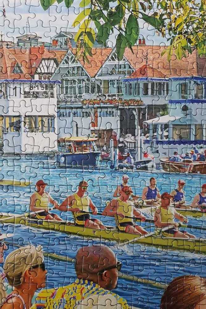 Rowing At The Regatta - Gibsons puzzle collectible - Main Image 4