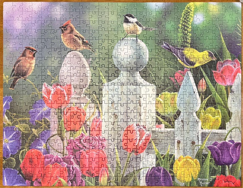 Garden Birds - RoseArt puzzle collectible [Barcode 4895145433808] - Main Image 2