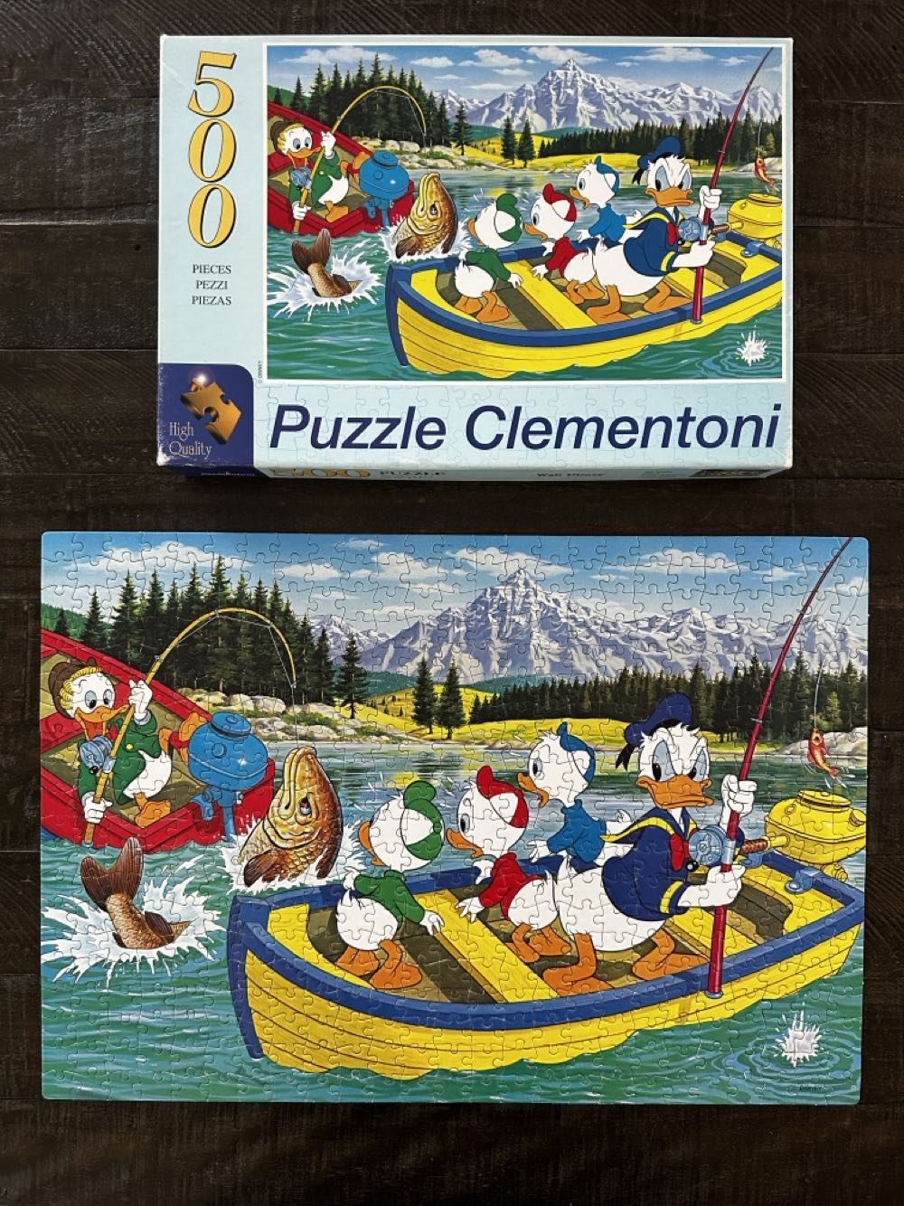 Lucky Fishing - Clementoni puzzle collectible [Barcode 8005125305865] - Main Image 3