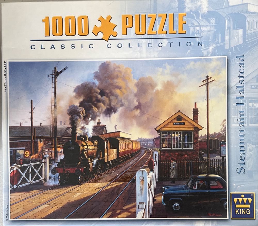 Steamtrain Halstead Piece Jigsaw By King New And Sealed  puzzle collectible [Barcode 8710125050515] - Main Image 2