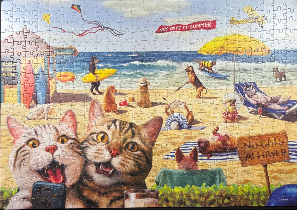 No Cats Allowed (Agnes €9,99) - EuroGraphics puzzle collectible [Barcode 628136658799] - Main Image 3