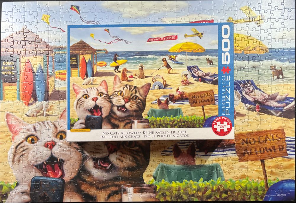 No Cats Allowed (Agnes €9,99) - EuroGraphics puzzle collectible [Barcode 628136658799] - Main Image 4