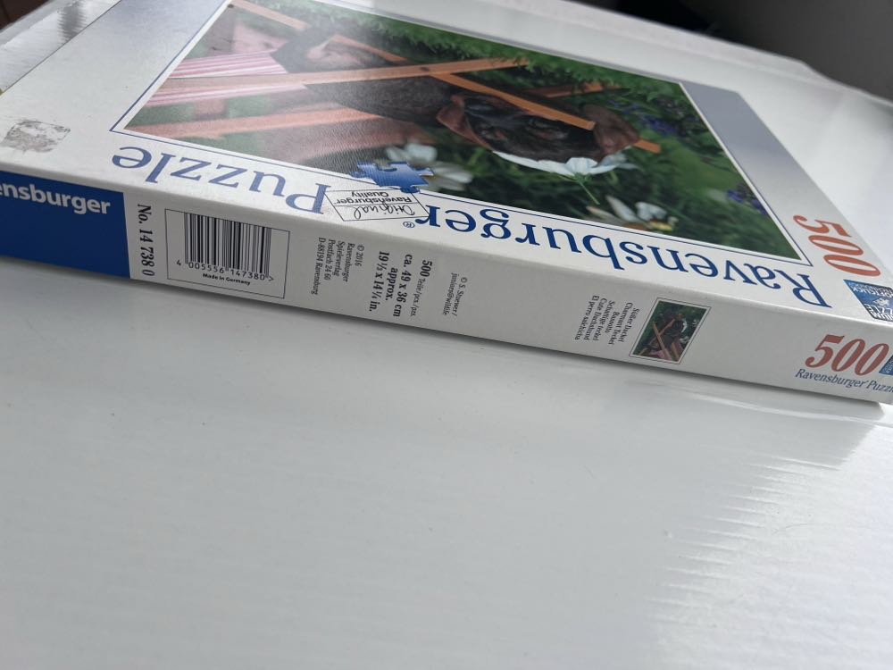 Cute Dachshund 500 Pce Ravensburger Pièces Charmant Teckel - Ravensburger puzzle collectible [Barcode 4005556147380] - Main Image 3