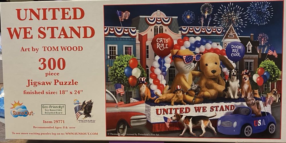 United We Stand - SunsOut puzzle collectible [Barcode 796780297715] - Main Image 3