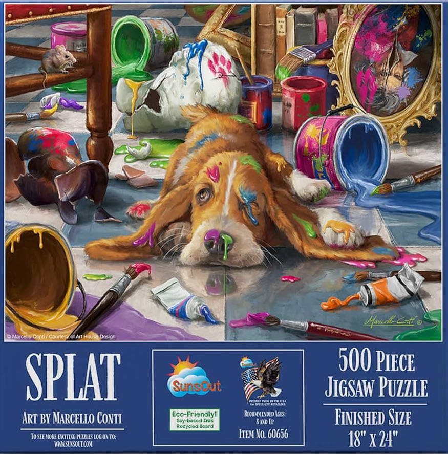 Splat - SunsOut puzzle collectible [Barcode 796780606562] - Main Image 2